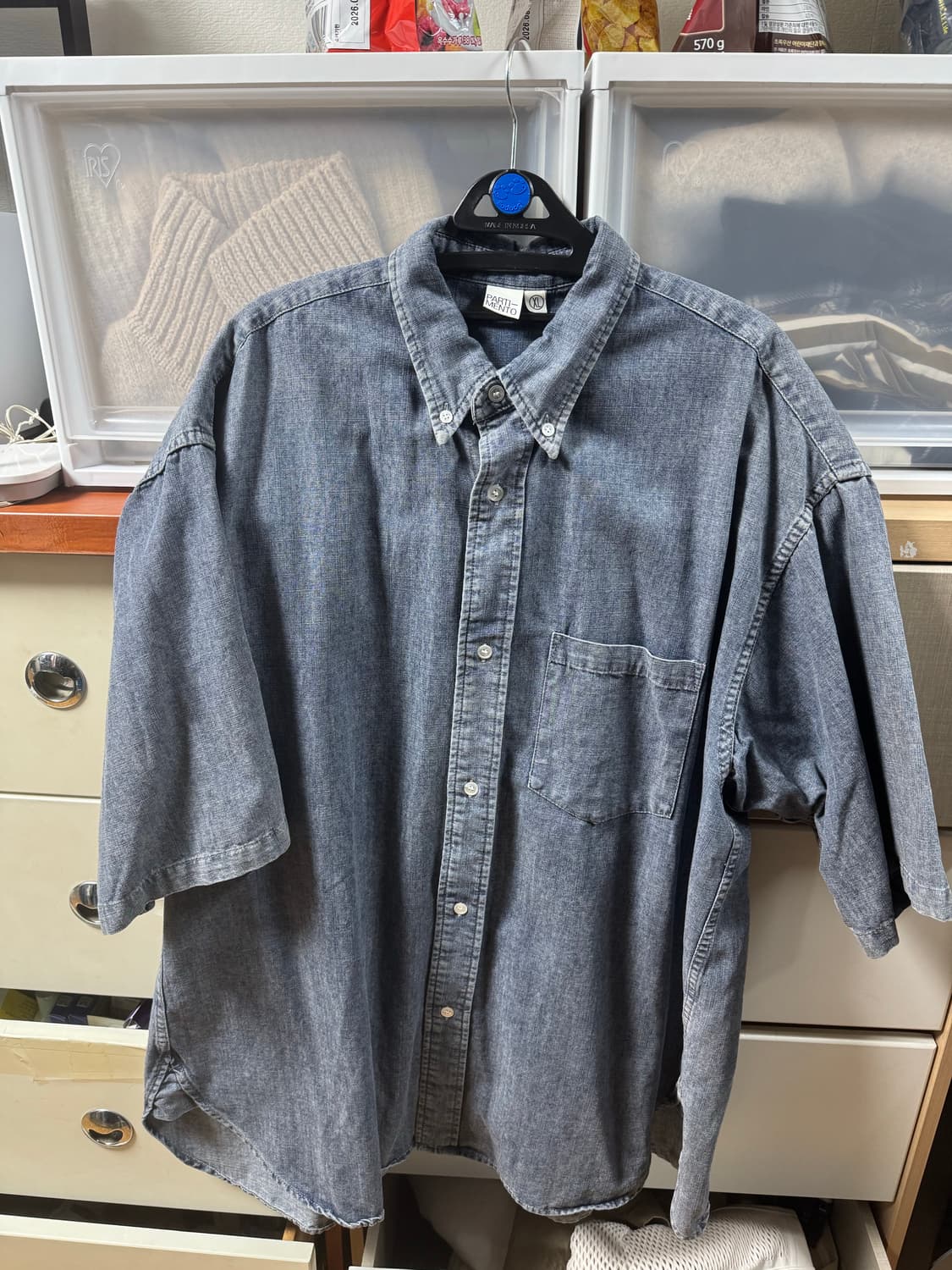 파르티멘토 반팔 청셔츠 110 (XL) 상품이미지1