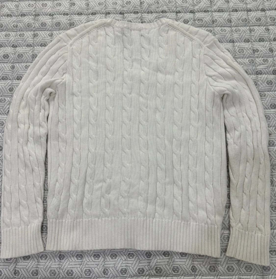 폴로 랄프로렌 케이블 니트 아이보리 ~55반 상품이미지2