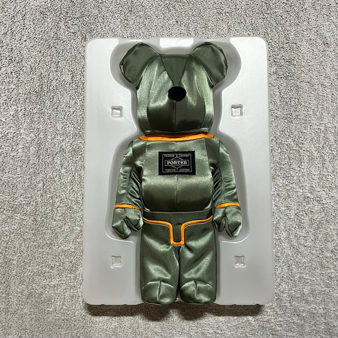 400% 요시다 포터 세이지 베어브릭 판매 상품이미지1