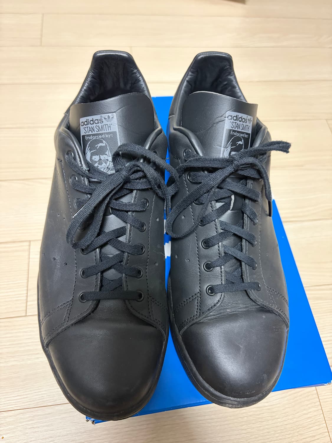 스탠스미스 80S 올블랙 남성 스니커즈 상품이미지1