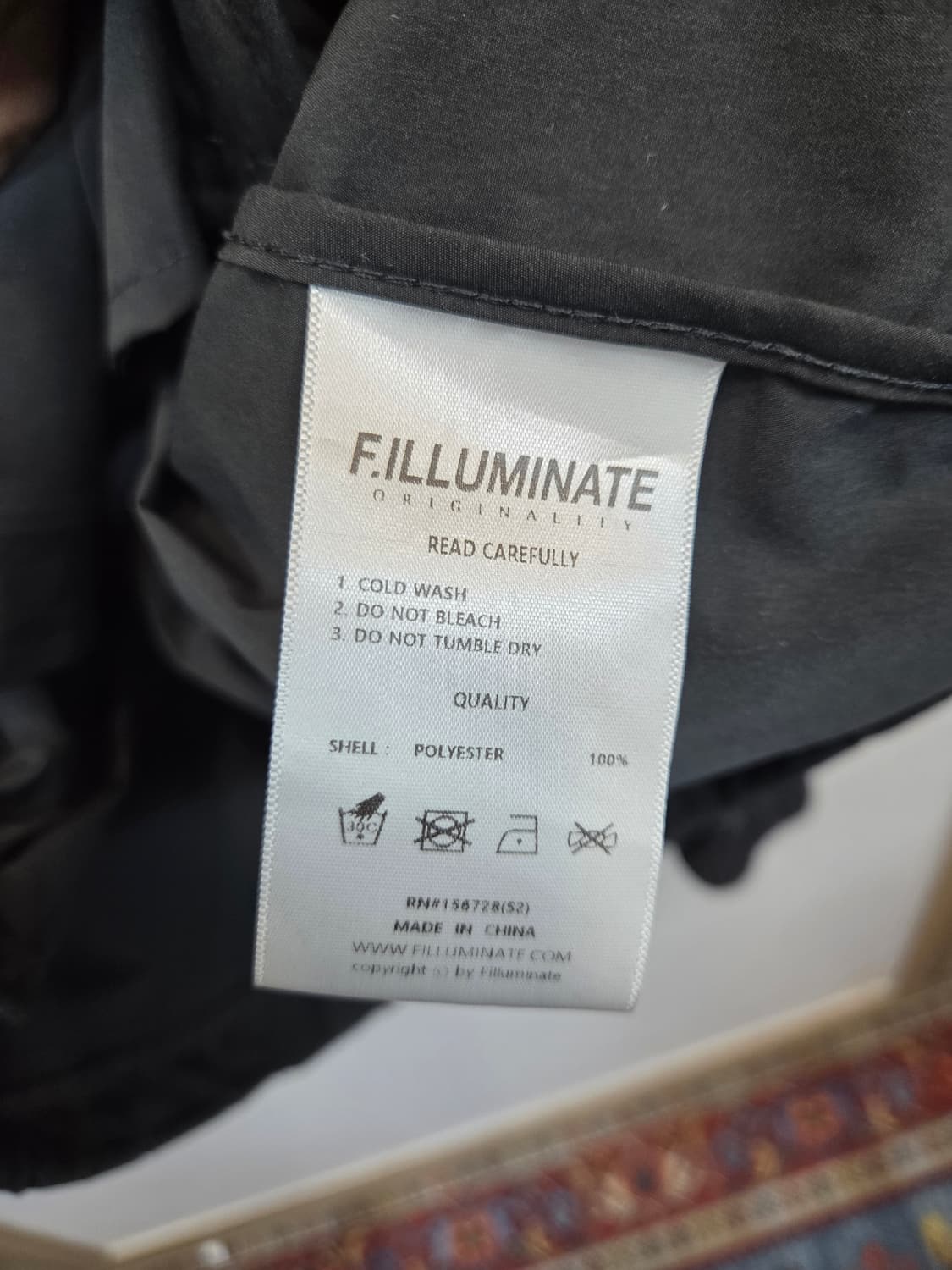 필루미네이트 타슬란 윈드 테이커 자켓 L 차콜 상품이미지4