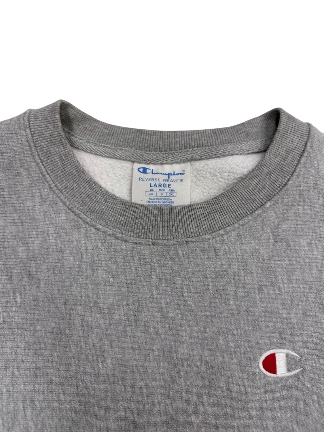 챔피온 리버스위브 맨투맨 그레이 (2XL) 상품이미지3