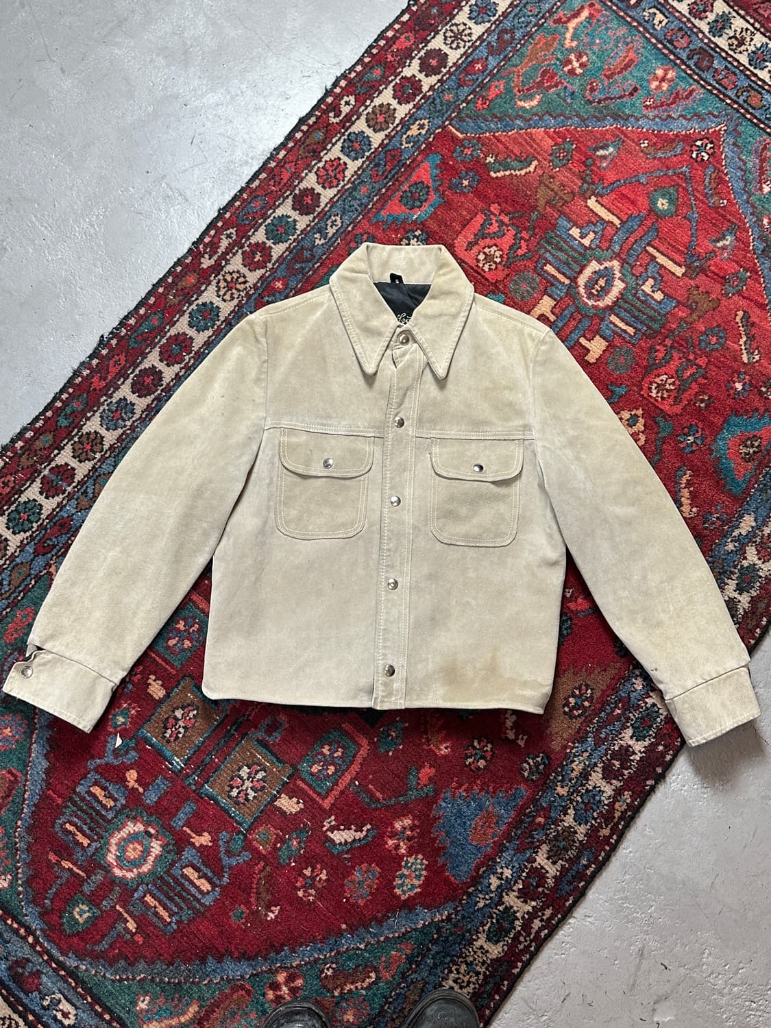 80's 시어스 스웨이드 웨스턴 자켓 빈티지 레더 자켓 상품이미지1