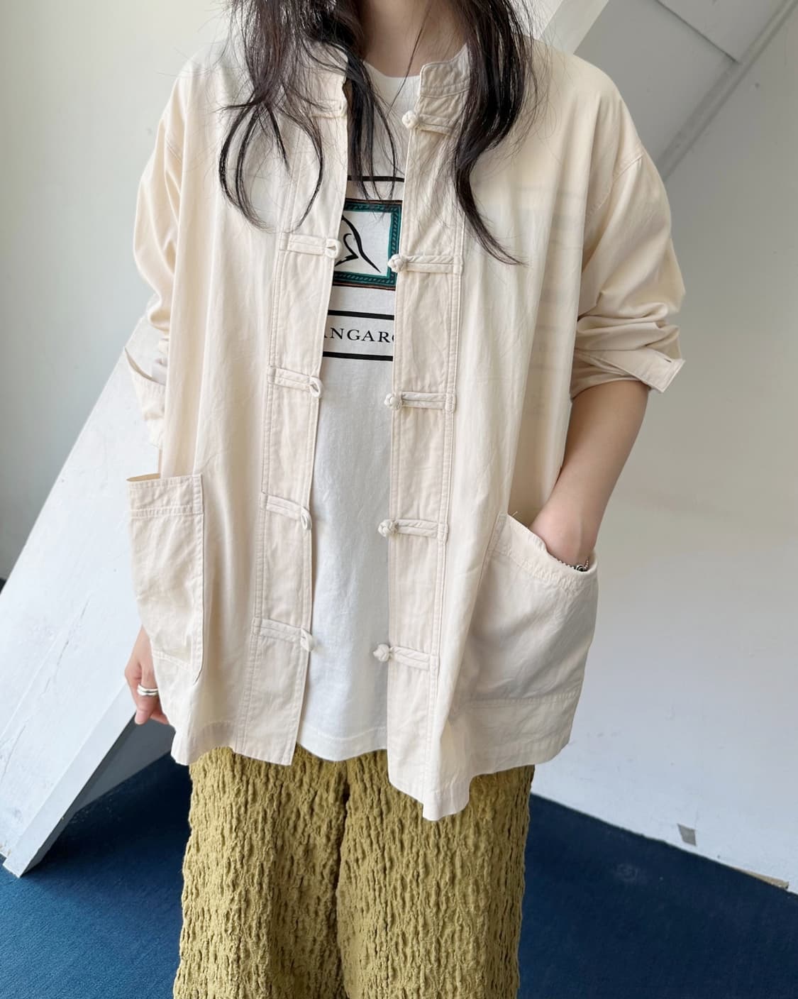 Dry cotton kongfu design shirket 상품이미지9