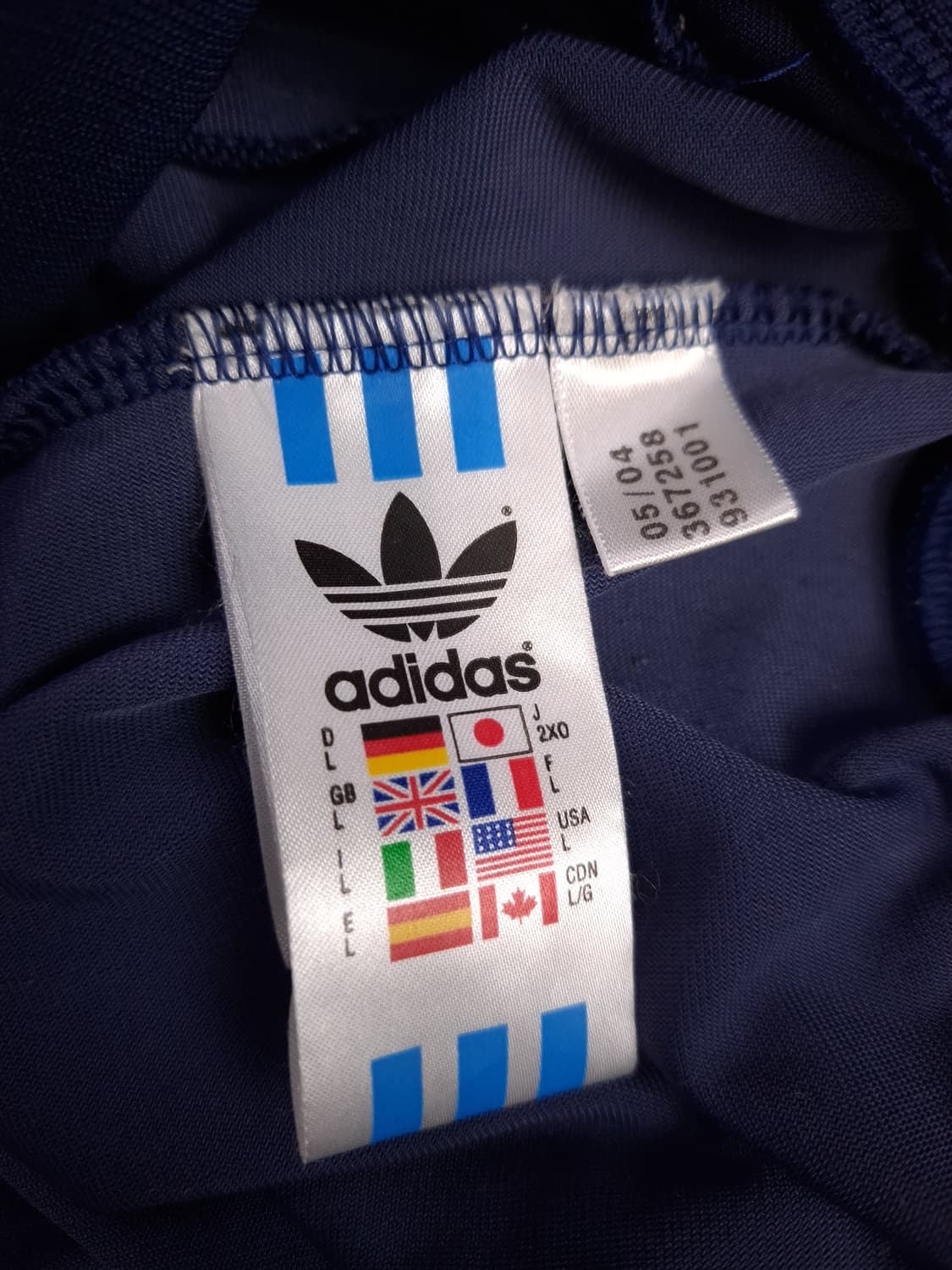 오리지날 아디다스 벨루어 트렉탑져지 상품이미지5