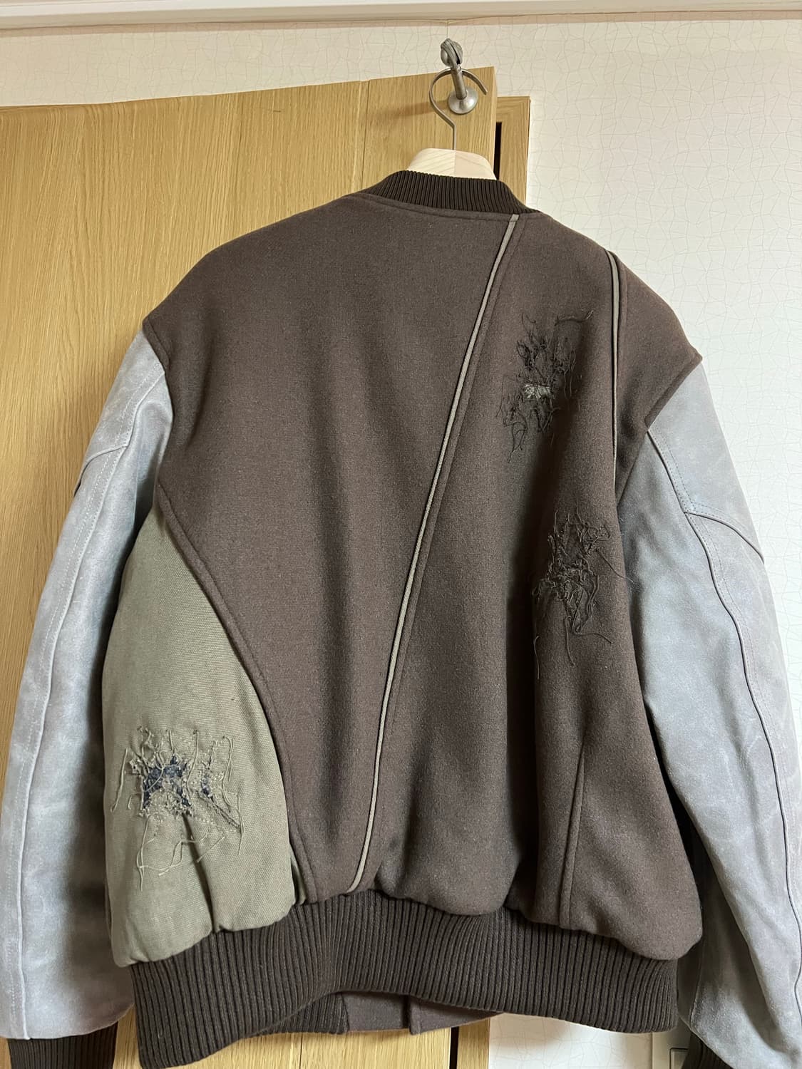 xlim ep8 바시티 자켓 브라운 M사이즈 상품이미지2