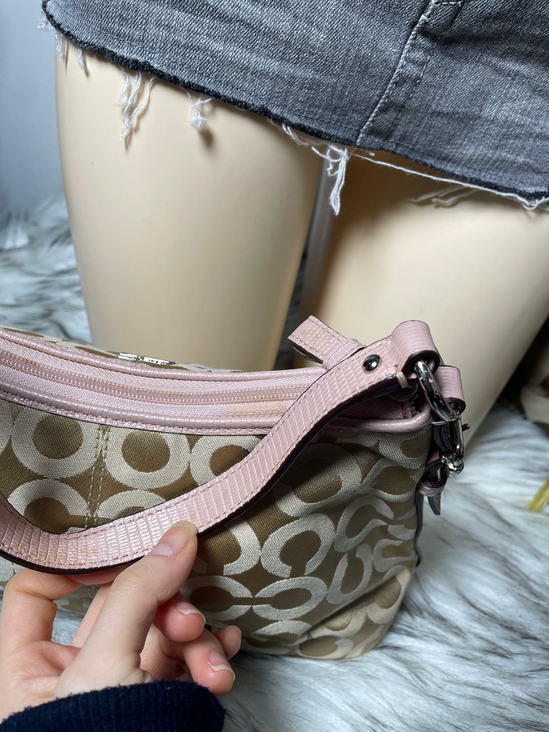 뉴 코치 coach 핑크 숄더백 상품이미지5