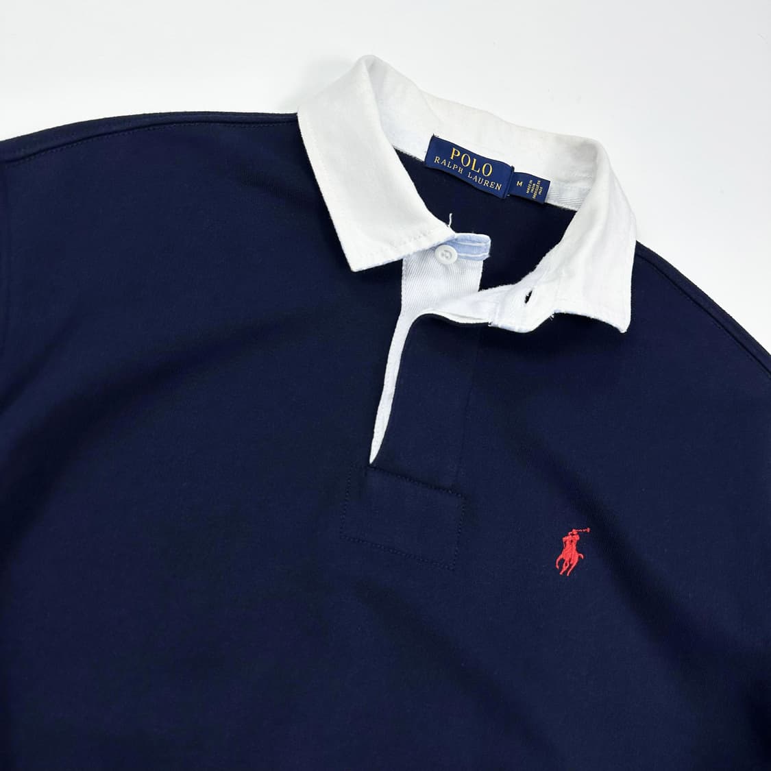 폴로 랄프로렌 포니 네이비 럭비티 맨투맨 (M) 상품이미지5