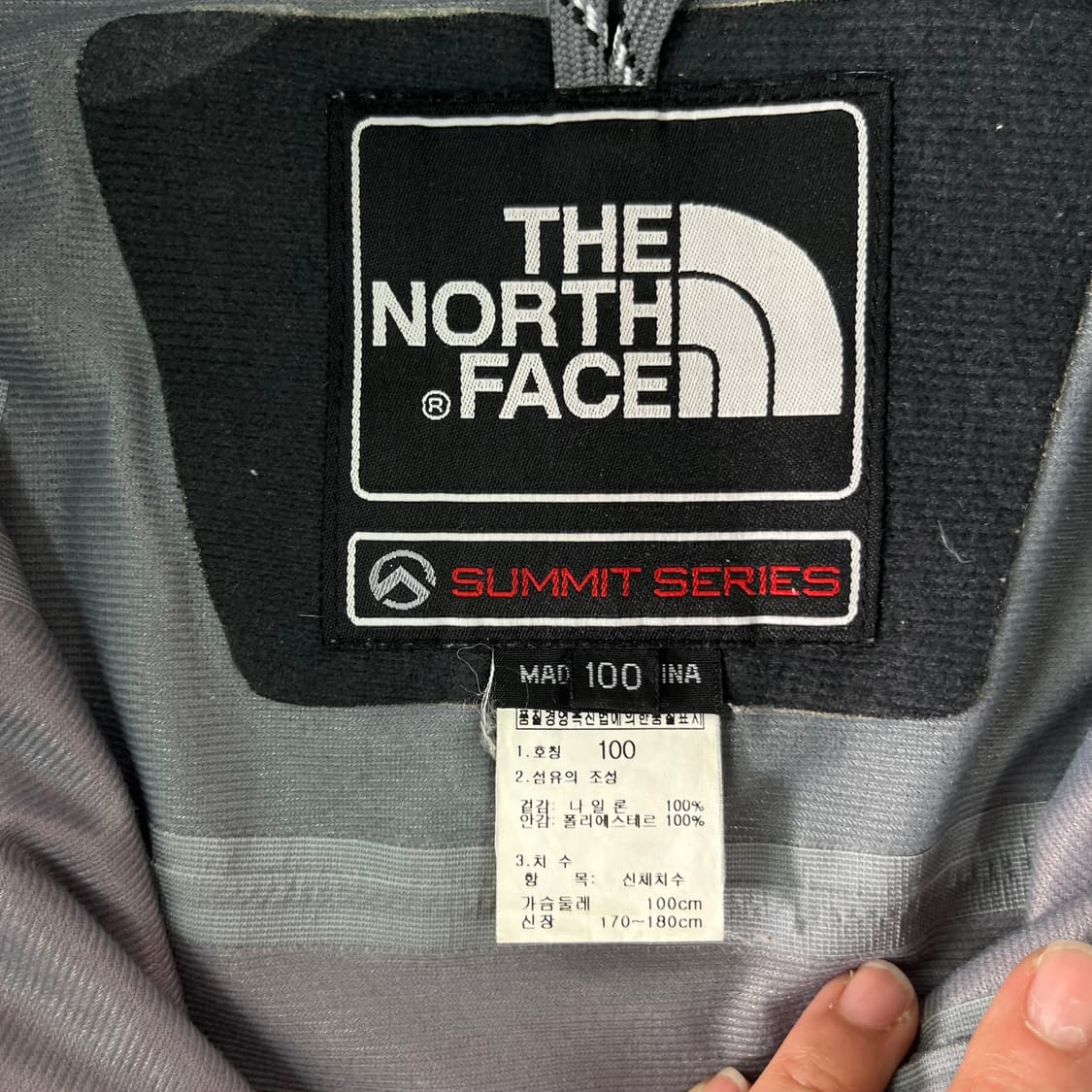 100 노스페이스 하이벤트 알파 배색 바람막이 자켓 상품이미지3