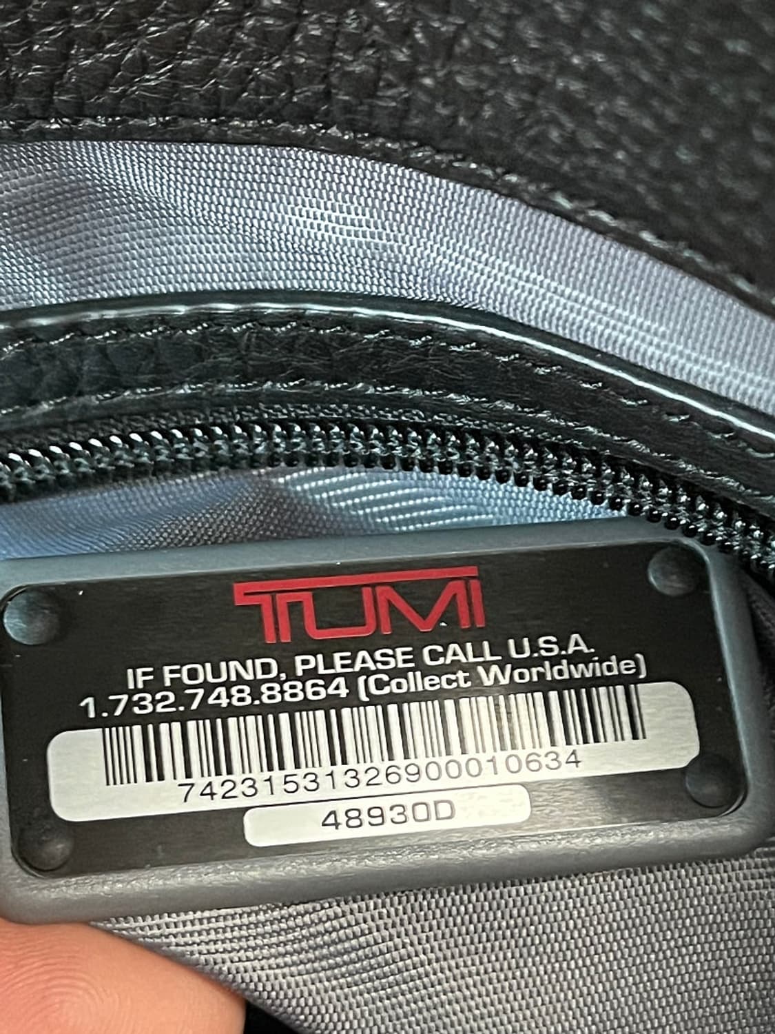 투미 블랙 가죽 백팩  상품이미지7