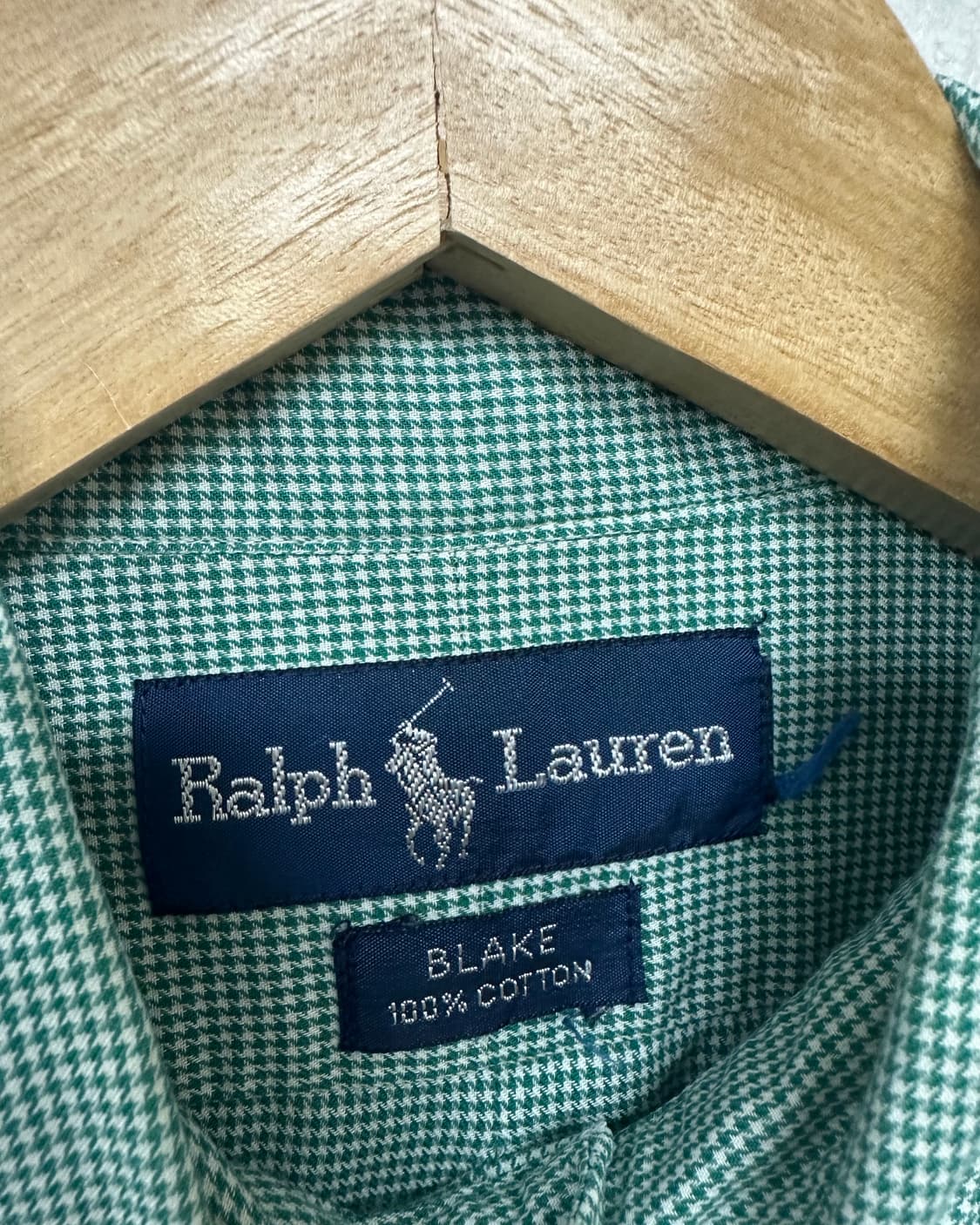 (L)90'S 폴로 체크 셔츠-M2158 상품이미지4