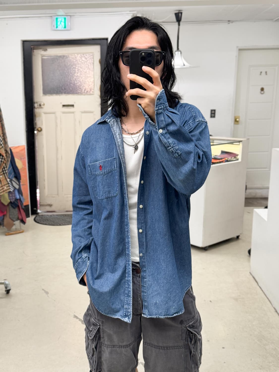 폴로 랄프로렌 데님 셔츠 상품이미지7