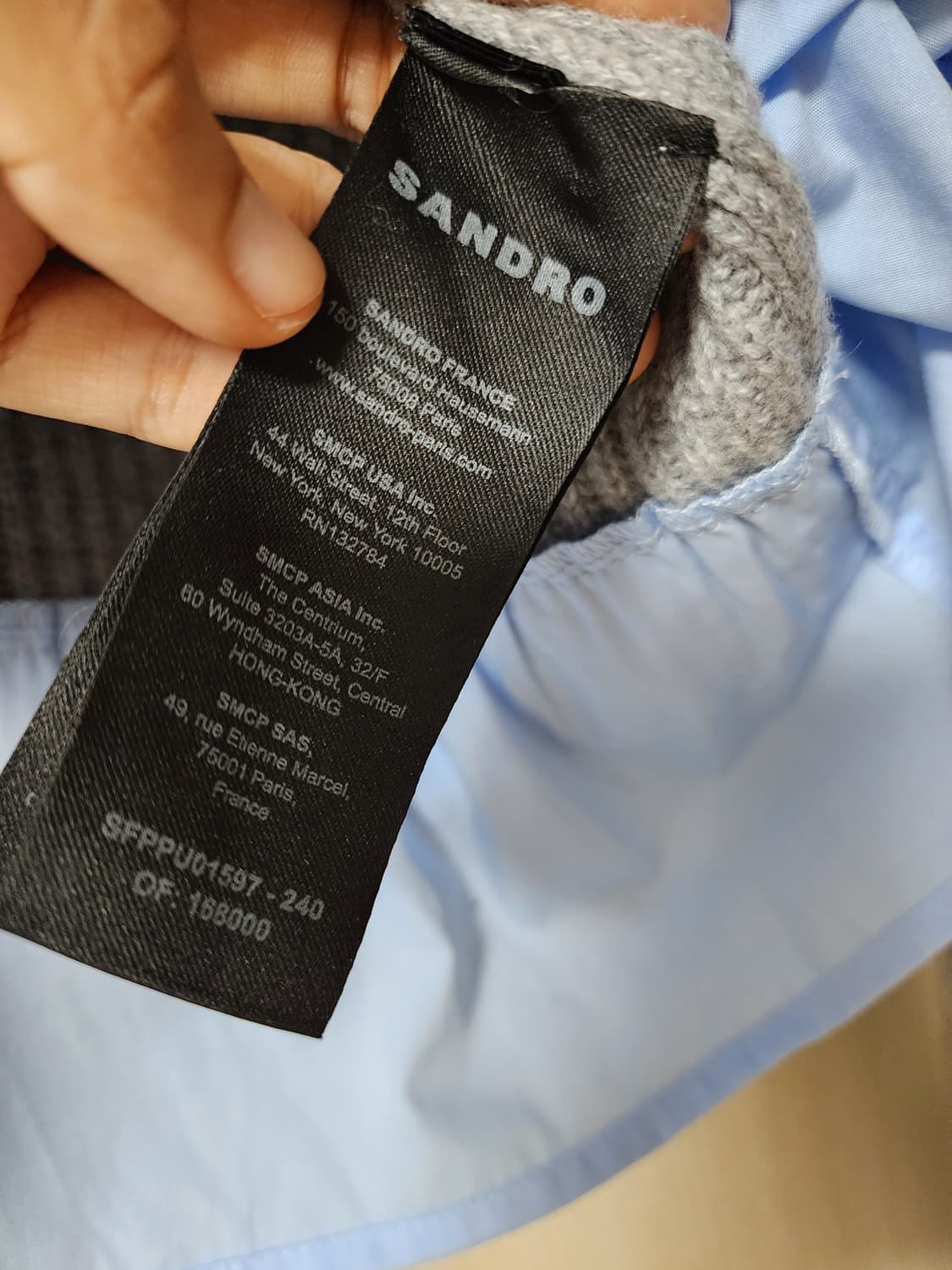 (정품) 산드로 니트셔츠 Sandro  니트 1 상품이미지8