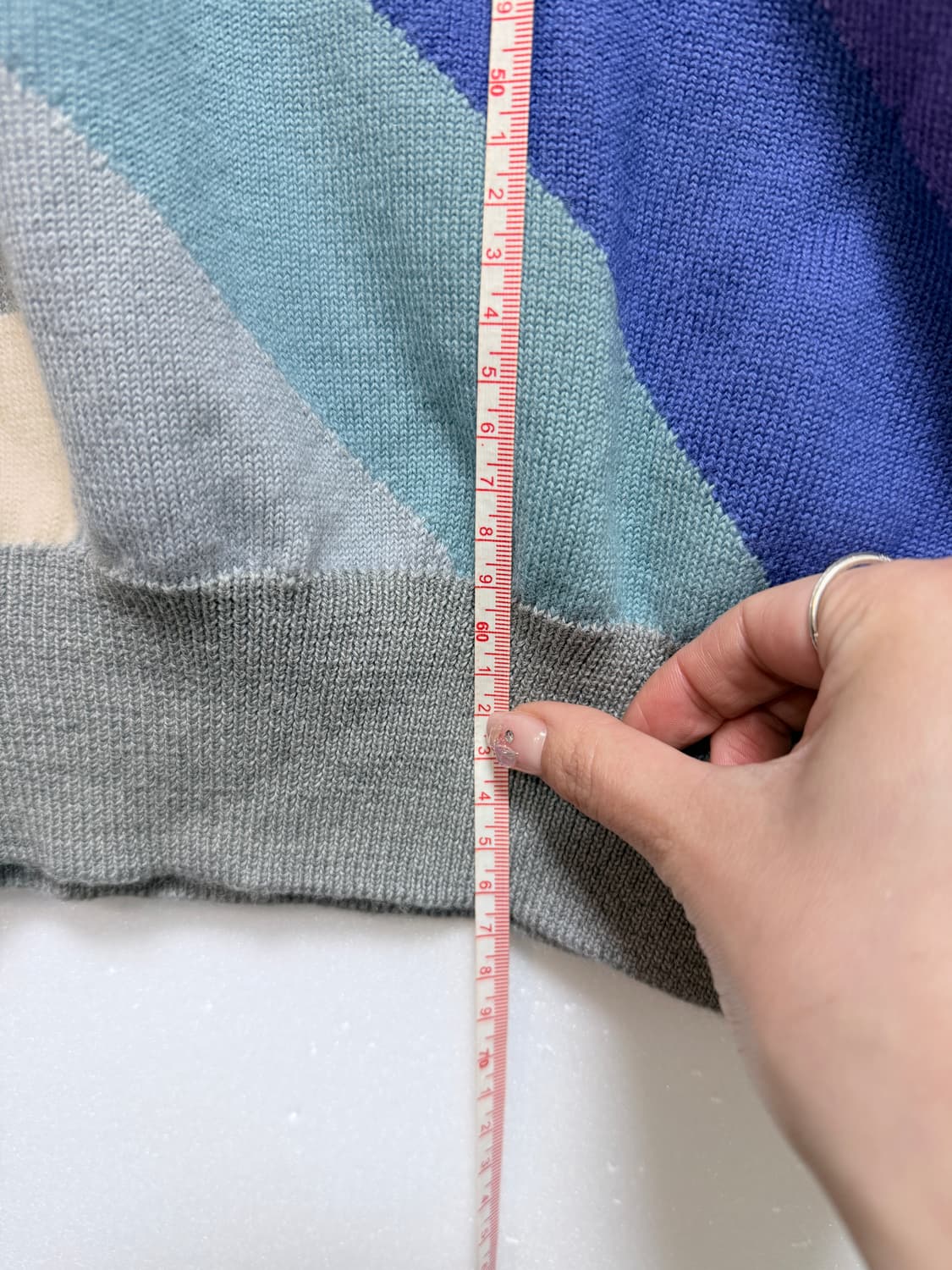 KENZO 90s 골프 멀티컬러 패턴 니트 L 상품이미지7