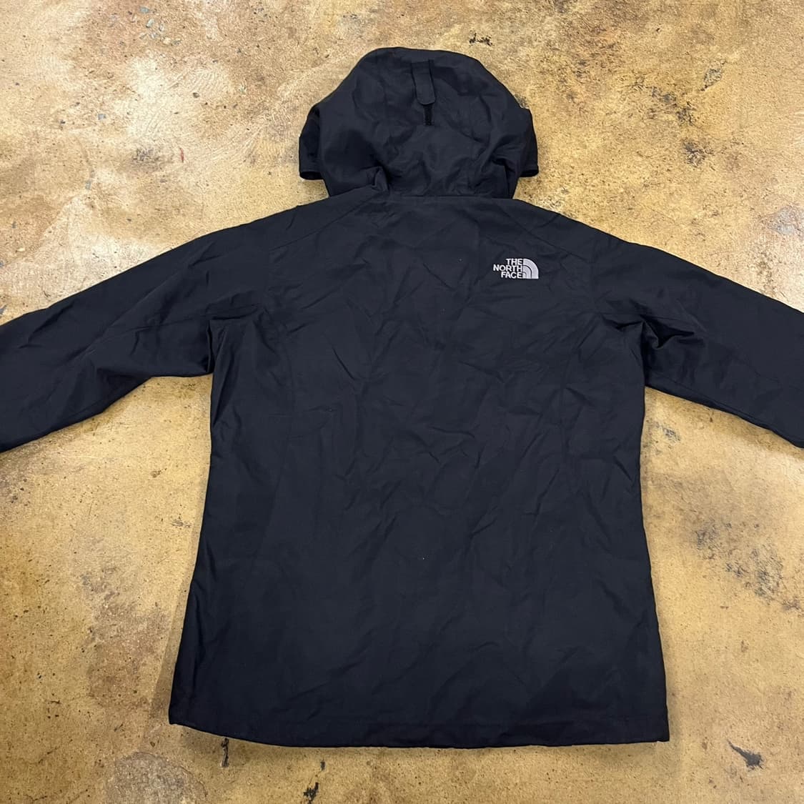 [정품/M] 노스페이스 블랙 후드 바람막이 자켓 b17 상품이미지4