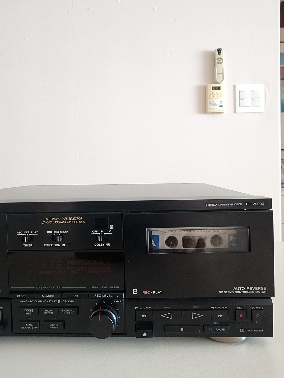 빈티지 소니 최고급 카세트 데크 TC-V9900  상품이미지3