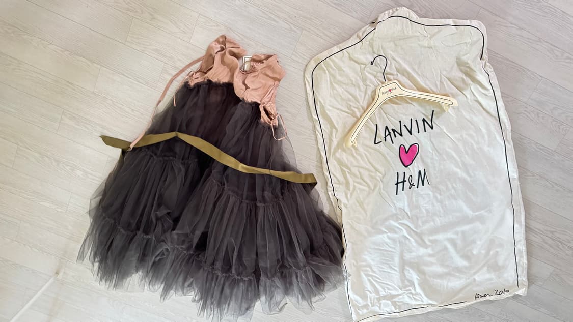 LANVIN H&M 콜라보레이션 드레스 상품이미지2