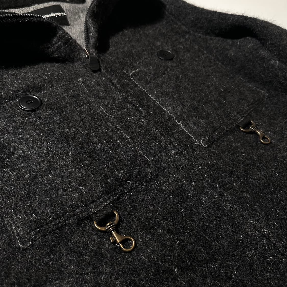 야마다 유지 90‘s 울 후드 자켓 상품이미지6