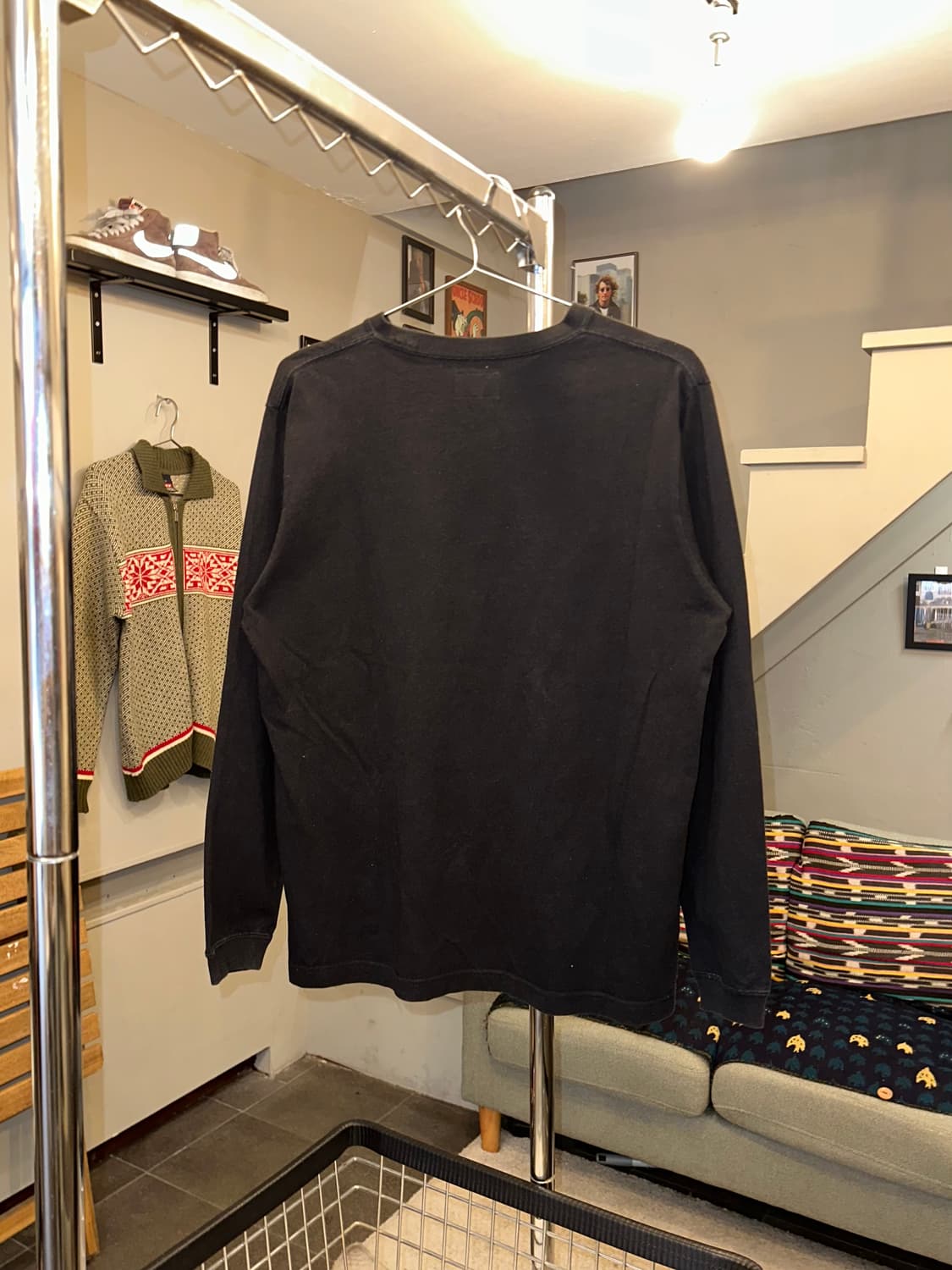 Beams color small logo cotton sleeve 상품이미지9