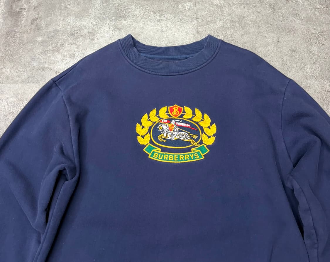 90s 버버리 기마로고 스웻셔츠 상품이미지2