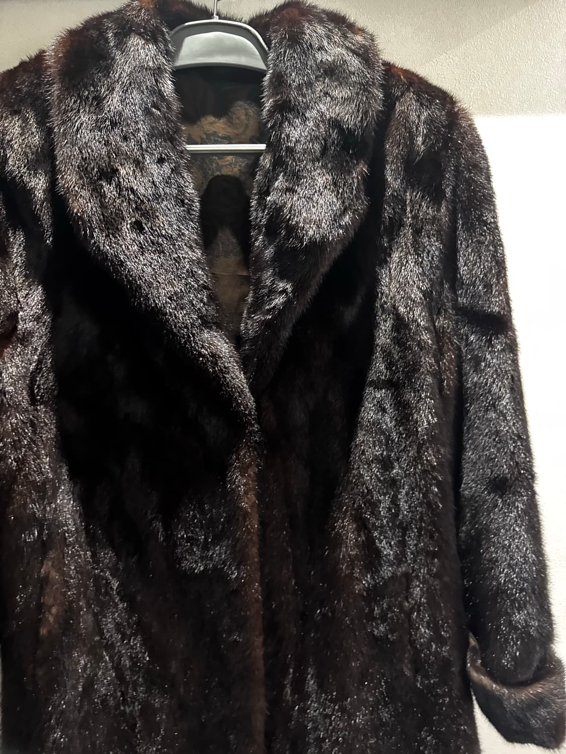 고급 통 밍크 롱 밍크코트 상품이미지3