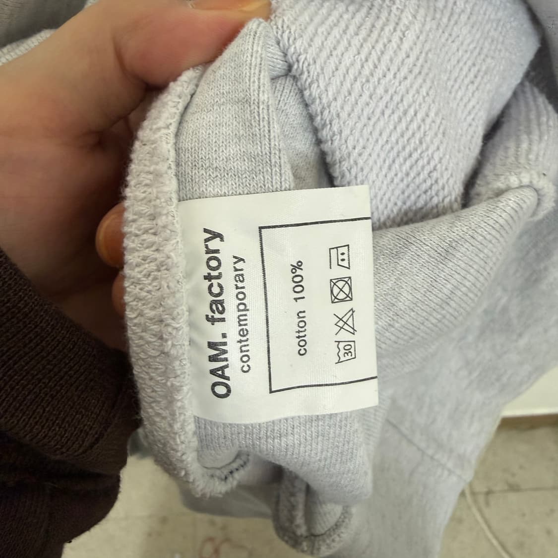 OAM 팩토리 맨투맨L 상품이미지4