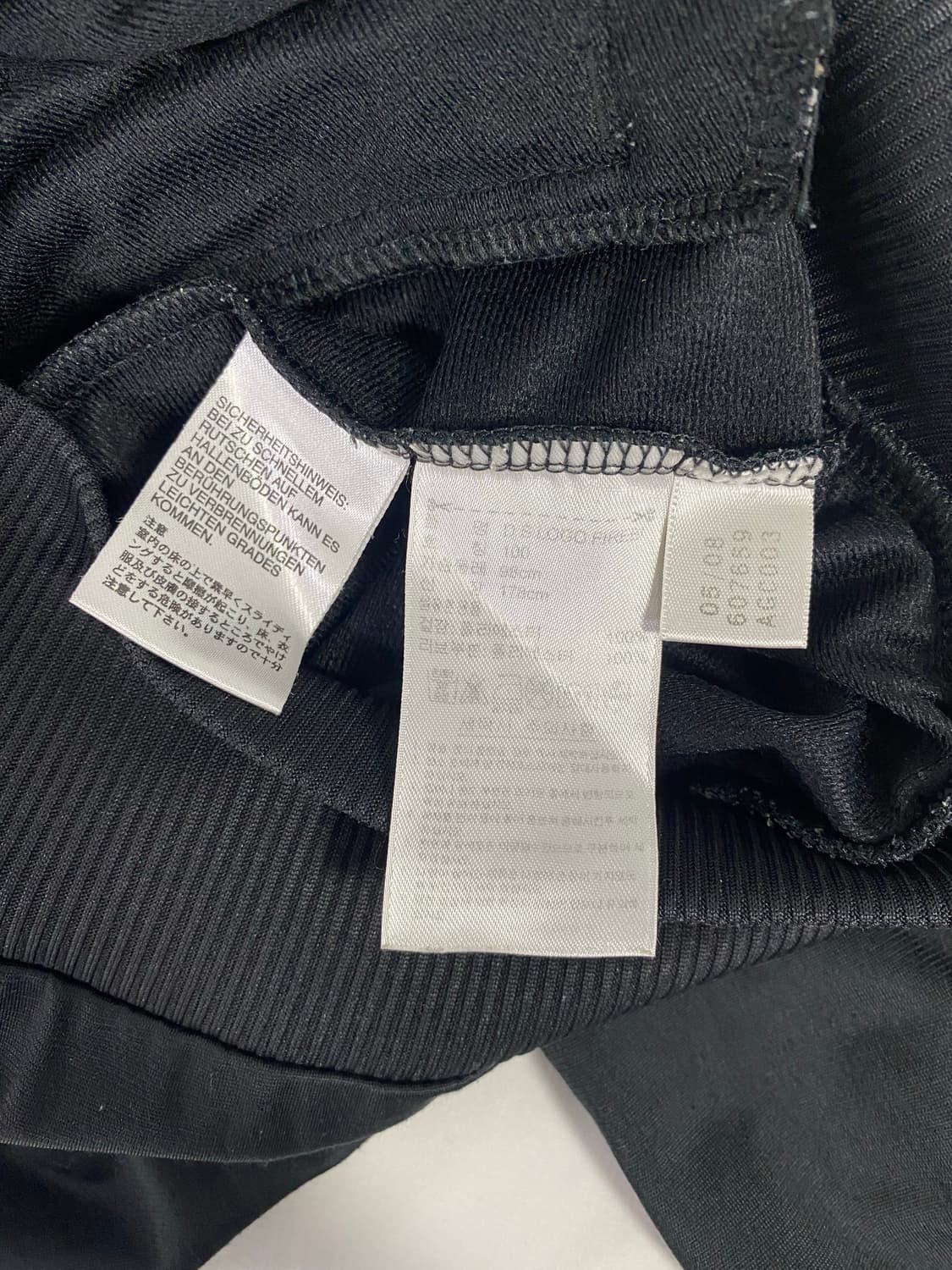 아디다스 파이어버드 검은 검회 백로고 트랙자켓 져지 L <481> 상품이미지5