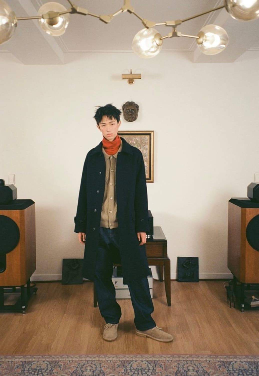 [L]셔터 발마칸 코트 다크네이비 상품이미지7