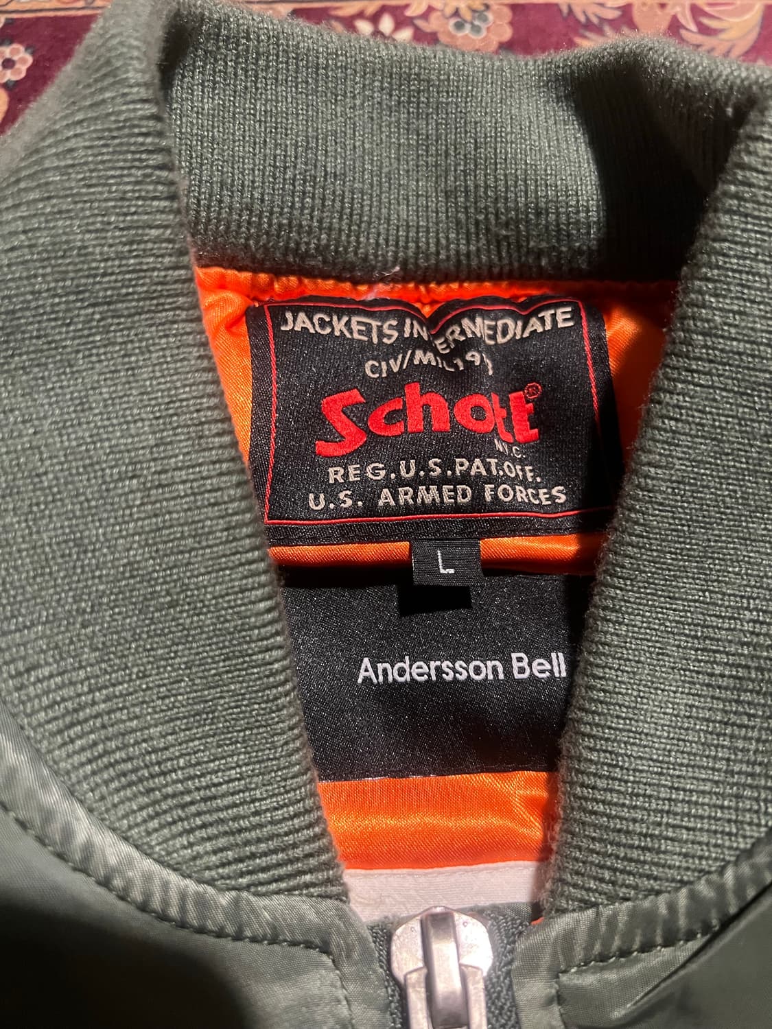 Schott  x Andersson Bell MA-1 105주년 콜라보 상품이미지3