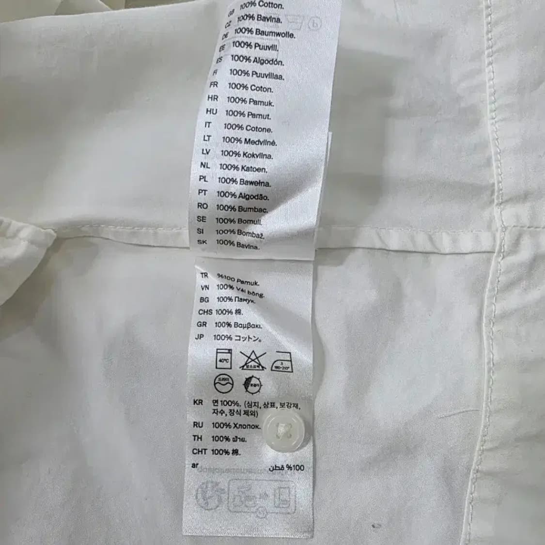 COS 화이트 셔츠 원피스 EUR 34 (55) 상품이미지3