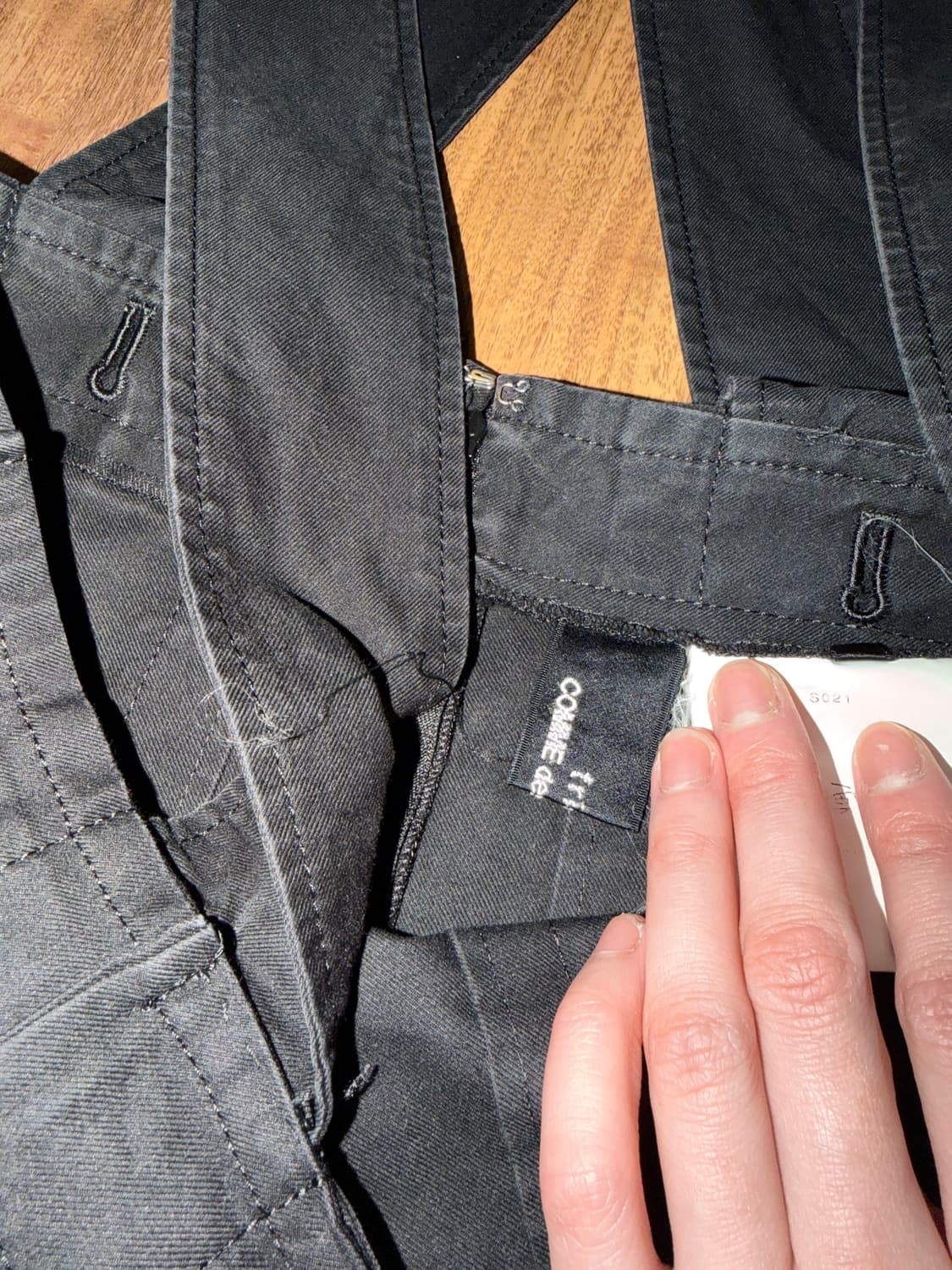 NOIR COMME des GARÇONS 트랜스포머블 스커트 아카이브 상품이미지5