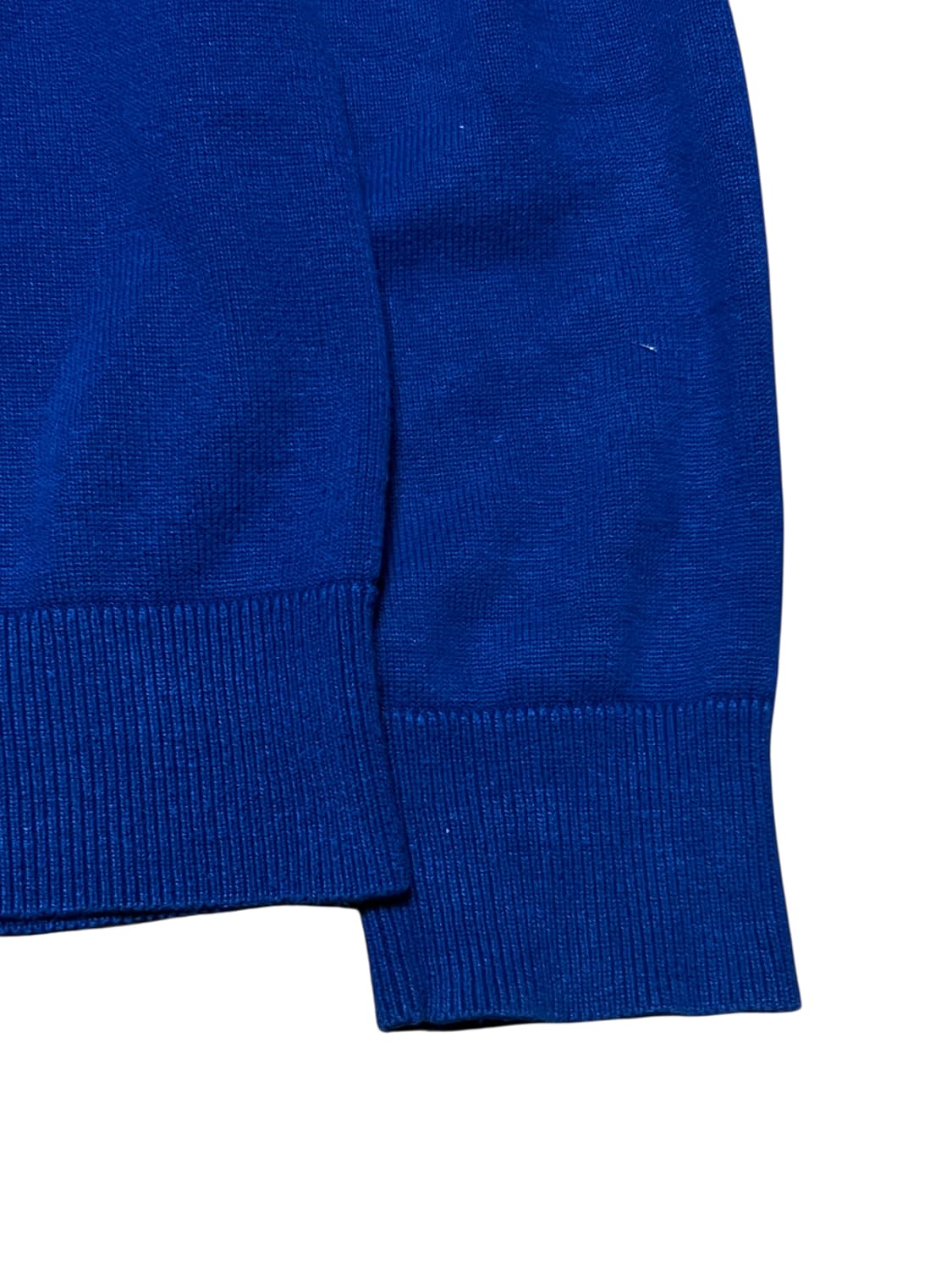타미힐피거 피마코튼 반집업 니트 L 블루 상품이미지4