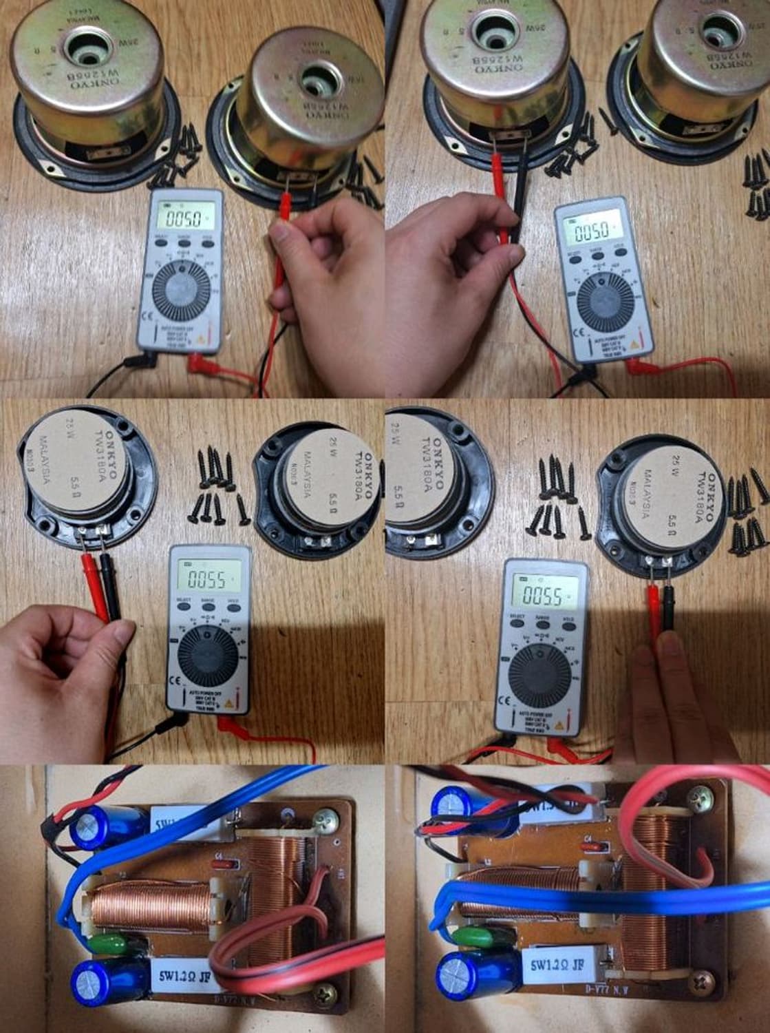 온쿄 중소형 빈티지 스피커 1조 D-V77 레트로 앤틱 인테리어 카페 상품이미지8