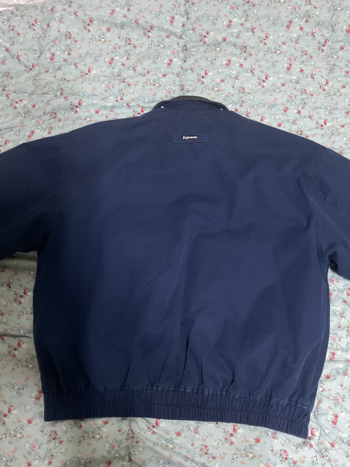 슈프림 레더 칼라 유틸리티 자켓 네이비 M 상품이미지5