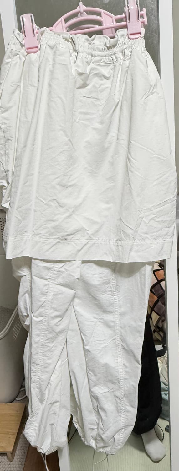 홀리넘버세븐 셔링 랩스커트 팬츠 상품이미지2