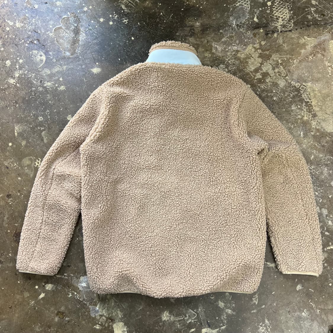 L) JW 앤더슨 X유니클로 양털 플리스 자켓 뽀글이 후리스 상품이미지4