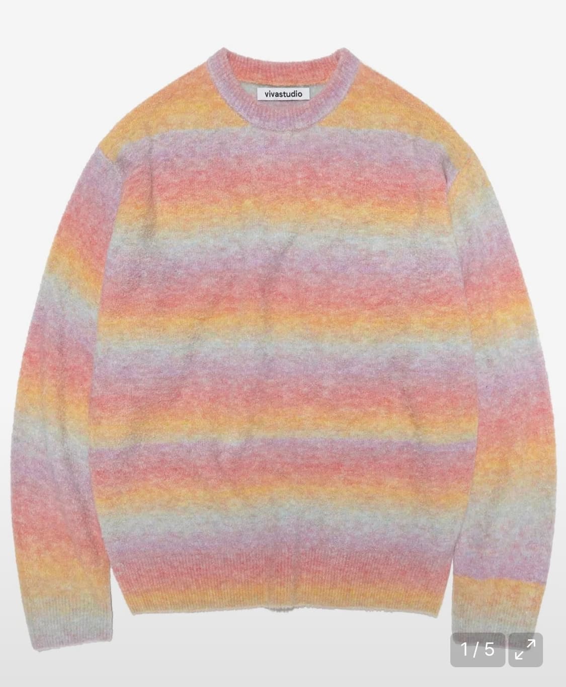 비바스튜디오 그라데이션 모헤어 니트 상품이미지1