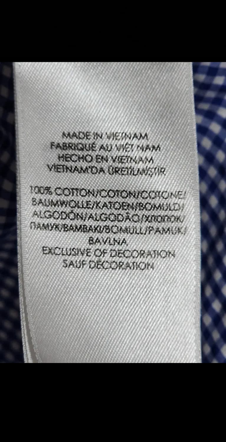 (S) 랄프로렌 폴로 셔츠 체크 남방 로고 캐주얼  상품이미지5