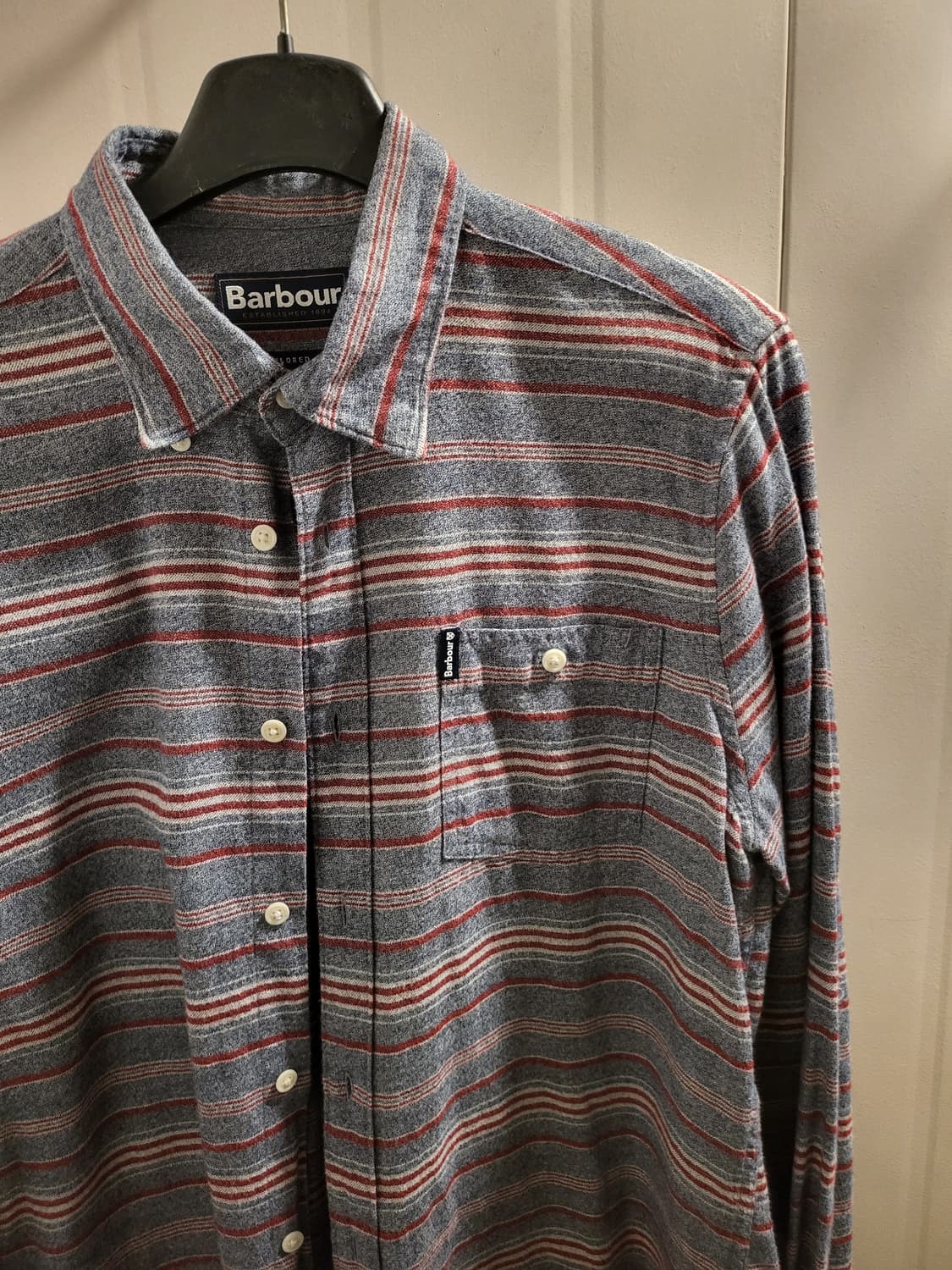 [m]바버  스트라이프 셔츠 상품이미지2