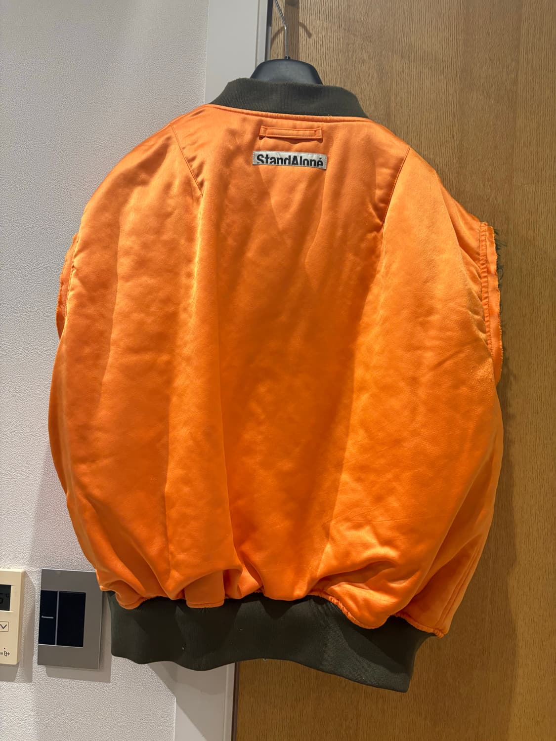 StandAlone 카키 MA-1 봄버 베스트 상품이미지5