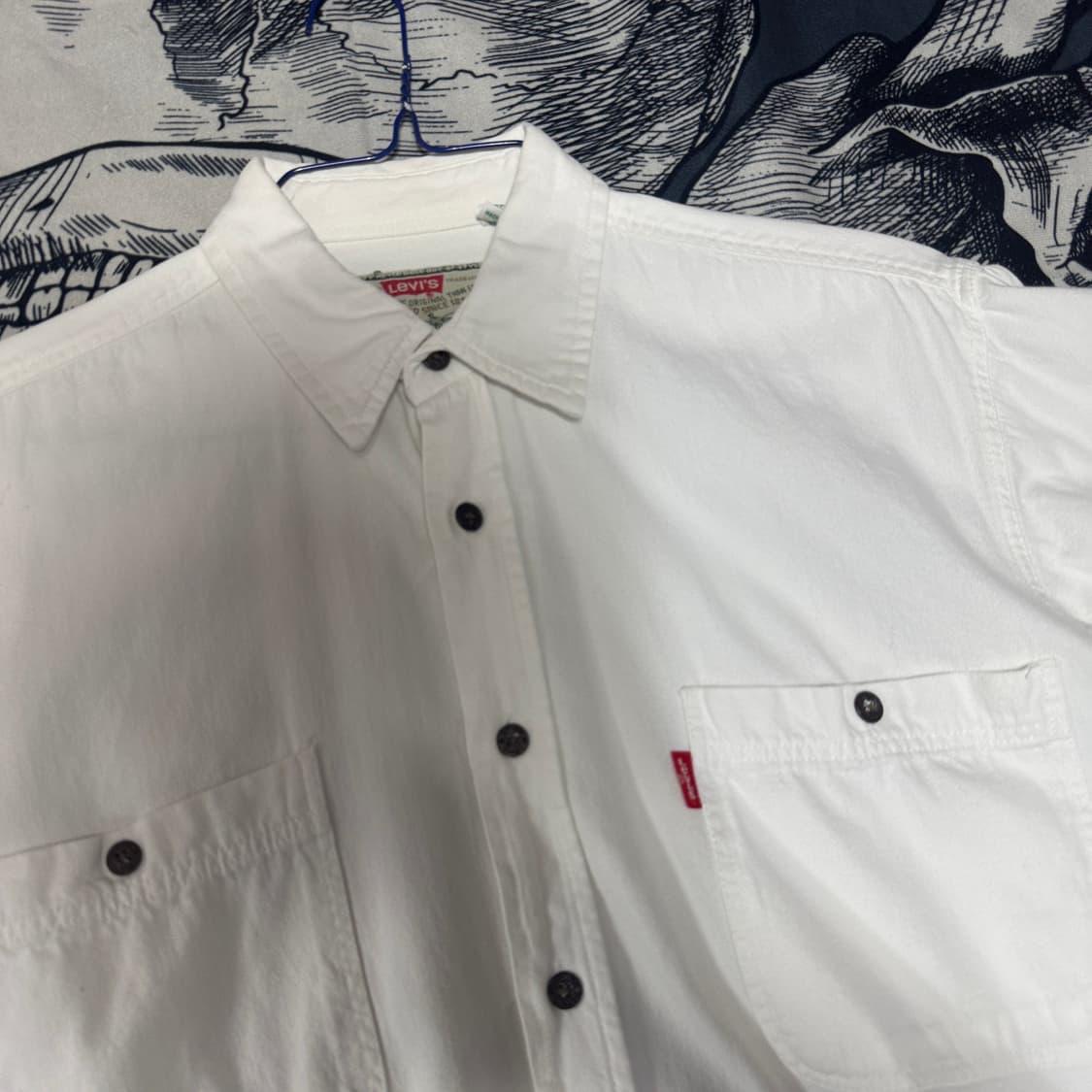 리바이스 화이트데님셔츠 M사이즈  상품이미지2