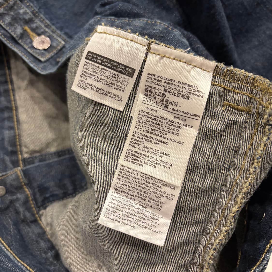 [M] 리바이스 데님 트러커 자켓 청자켓 B628 상품이미지8