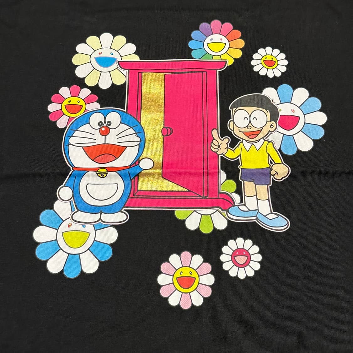 유니클로 ut 무라카미 타카시 도라에몽 어디로든 문 티셔츠 L 상품이미지2