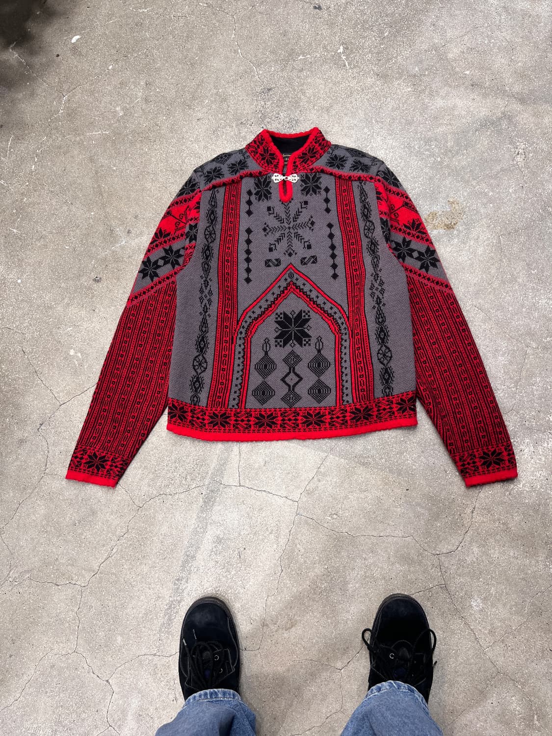 오버마이어 노르딕 울 스키 스웨터 상품이미지1