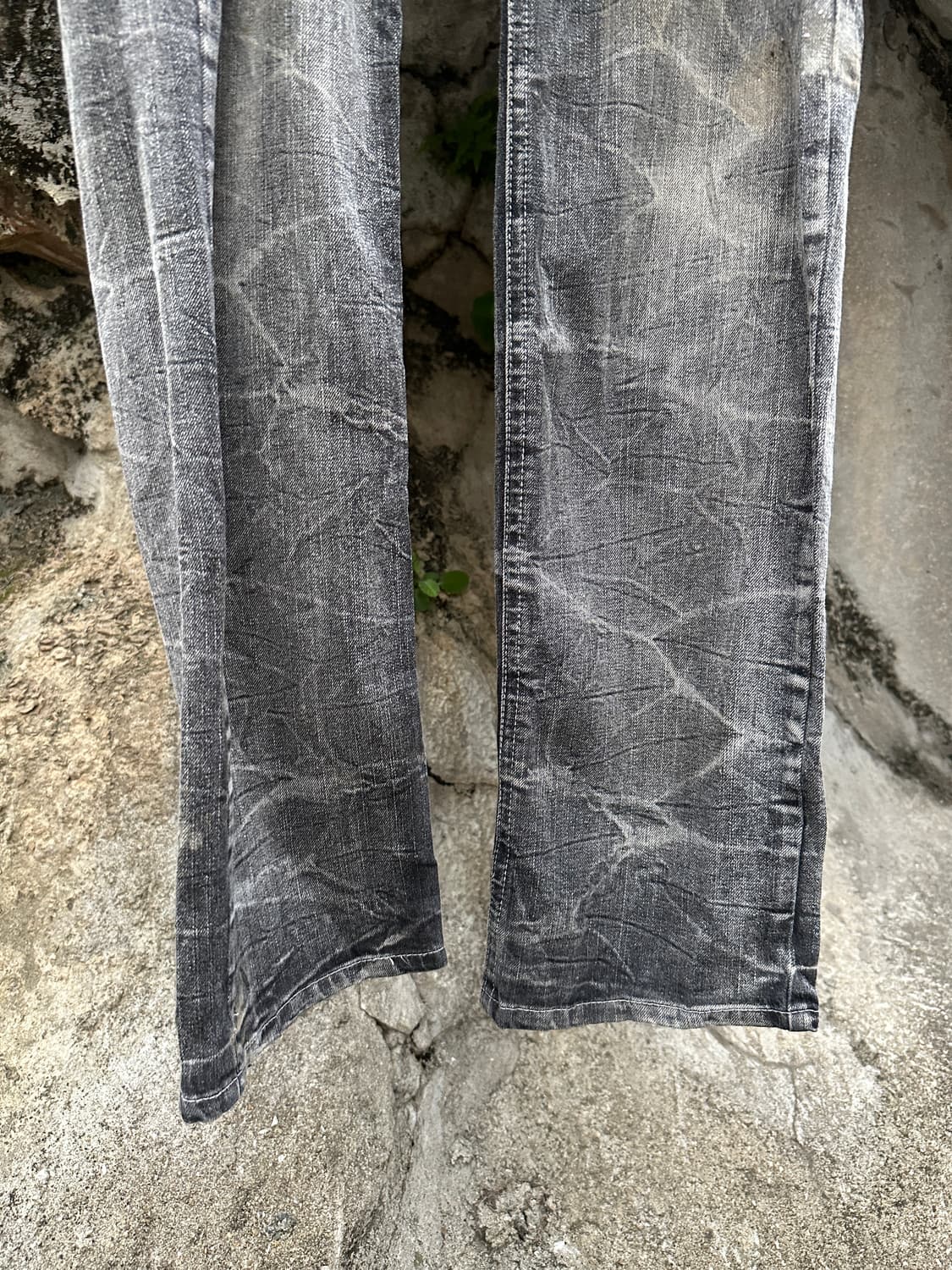 Vintage skull point gray washing jeans 상품이미지7