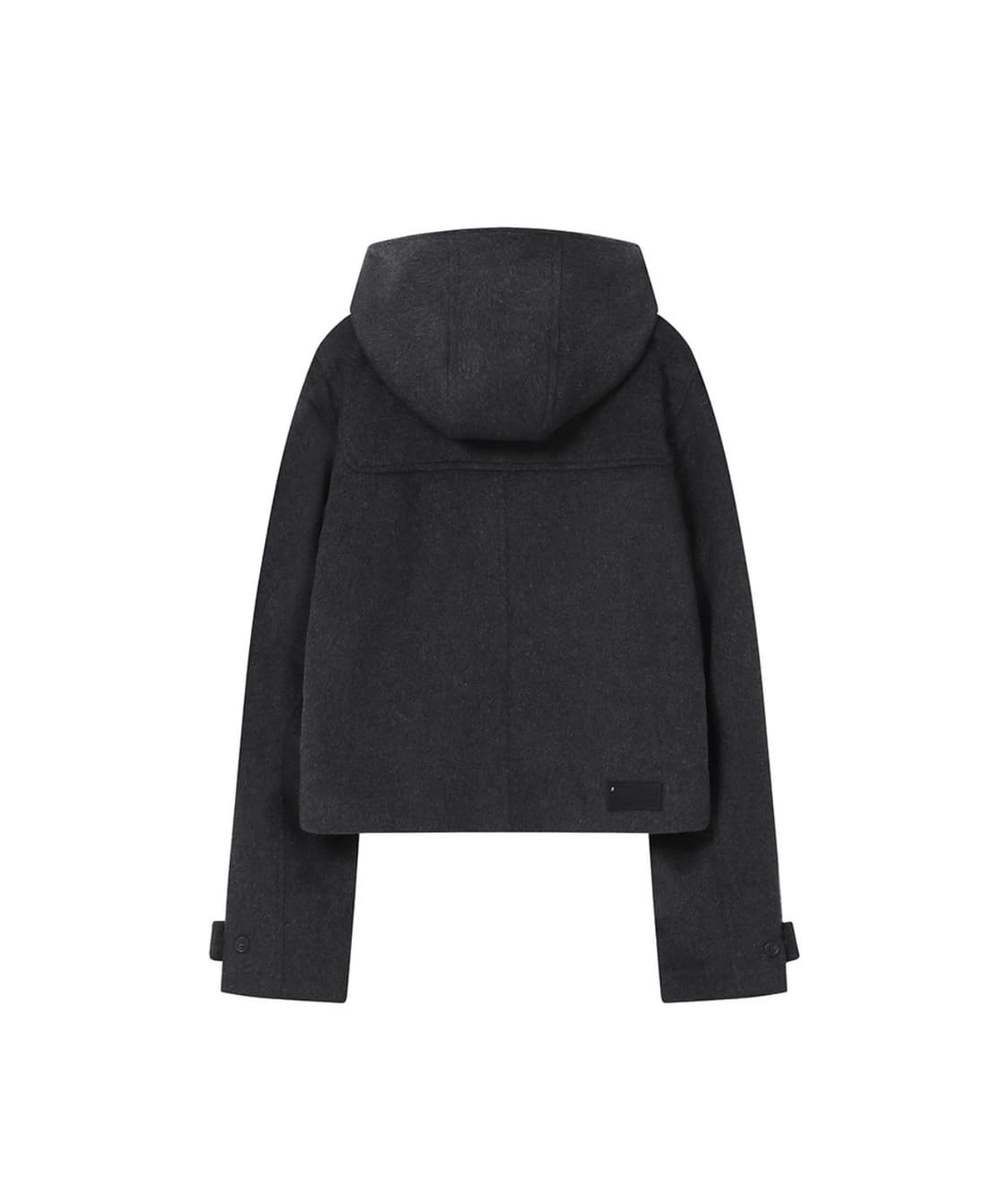 미세키서울 더블 후드 코트 차콜 상품이미지2