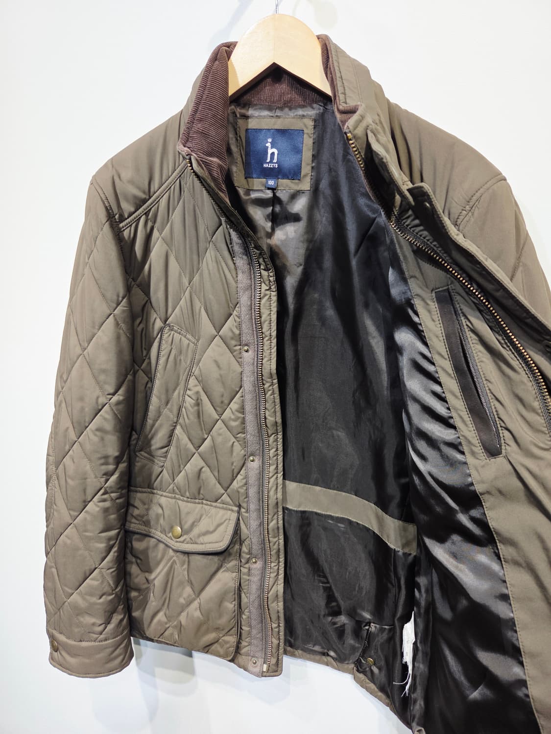 헤지스 남성 퀄팅 자켓_100 상품이미지4