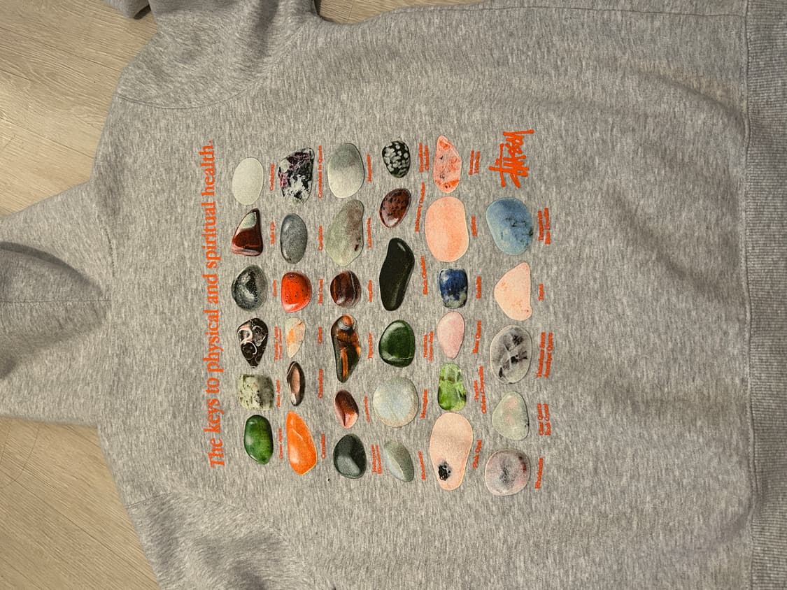 Stussy 스톤 프린팅 후드 상품이미지1