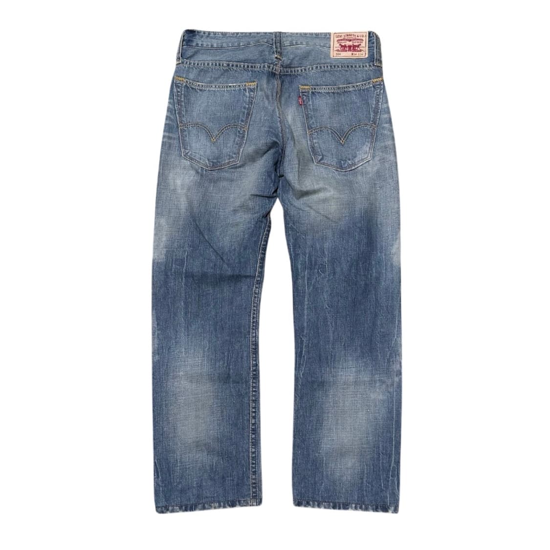 리바이스 504 워싱 데님팬츠 상품이미지4