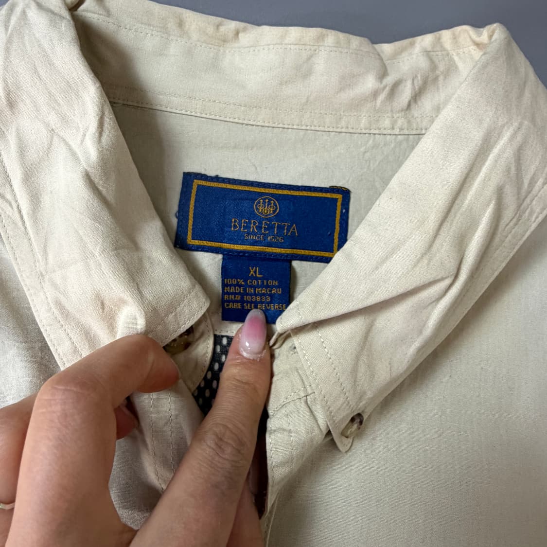 베레타 연베이지 워크 반팔셔츠 XL 상품이미지4